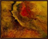"Neubeginn" 2018, 100 x 80 cm, gerahmt, Mixed-Media-Art auf Leinwand, Preis: 1.400,-  - Werke